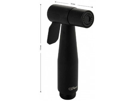 Лейка для гигиенического душа GFmark 6139 матовая черная - фото 3