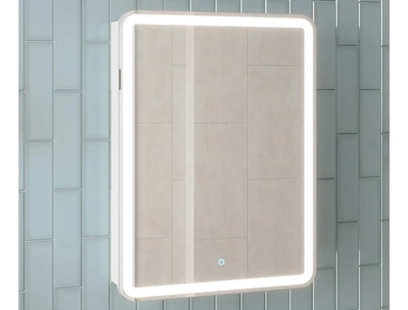 Зеркальный шкаф Aura Сантельмо 60 с LED подсветкой