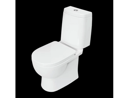 Унитаз-компакт Sanita Luxe Fest Comfort микролифт, быстросъемное сиденье WC.CC/Fest/2-DM/WHT.G/S1 - фото 3