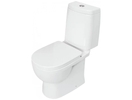 Унитаз-компакт Sanita Luxe Fest Comfort микролифт, быстросъемное сиденье WC.CC/Fest/2-DM/WHT.G/S1