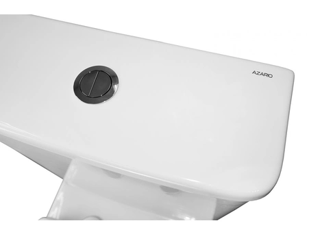 Унитаз-компакт Azario Anteo Round AZ-1219A 385х630х820 безободковый - фото 12