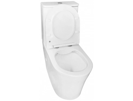 Унитаз-компакт Azario Anteo Round AZ-1219A 385х630х820 безободковый - фото 6