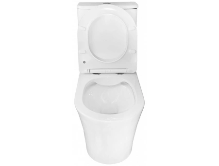 Унитаз-компакт Azario Anteo Round AZ-1219A 385х630х820 безободковый - фото 7