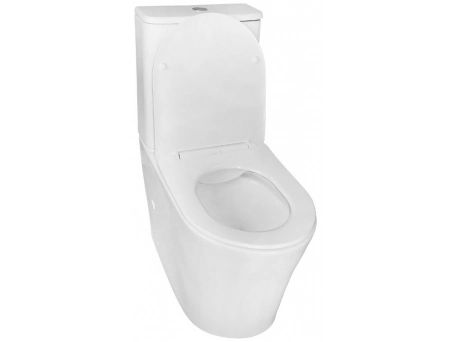 Унитаз-компакт Azario Anteo Round AZ-1219A 385х630х820 безободковый - фото 5