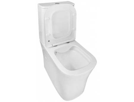 Унитаз-компакт Azario Anteo Square AZ-1218A безободковый 385х630х820 - фото 6