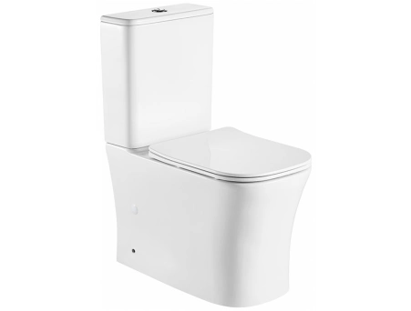 Унитаз-компакт Azario Anteo Square AZ-1218A безободковый 385х630х820