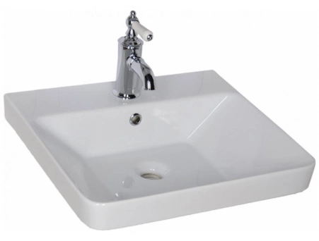 Тумба с раковиной Aquanet София 50 белый глянец 2 ящика - фото 9