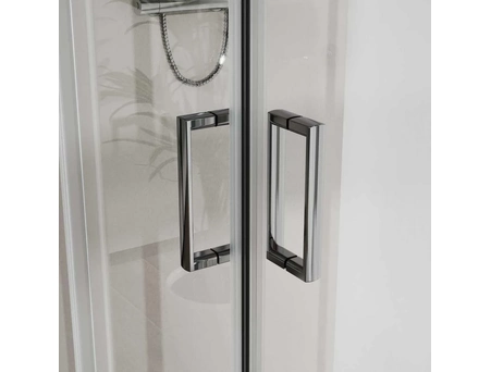 Душевой уголок Vincea City 100x90 VSS-5CT9010CL с хромированным профилем и прозрачным стеклом - фото 4