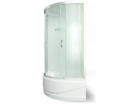 Душевая кабина Erlit ER 3508TP-C3-RUS 80x80 с высоким поддоном, матовым стеклом - фото 7
