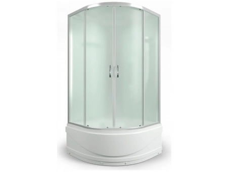 Душевая кабина Erlit ER 3508TP-C3-RUS 80x80 с высоким поддоном, матовым стеклом - фото 4