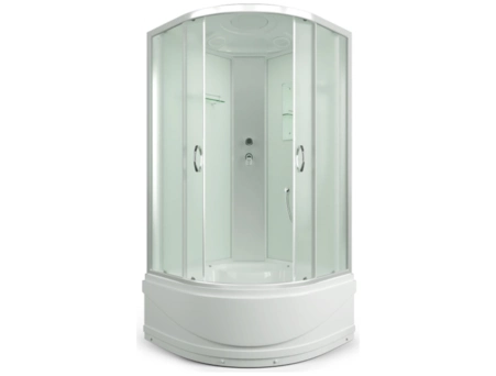 Душевая кабина Erlit ER 3508TP-C3-RUS 80x80 с высоким поддоном, матовым стеклом
