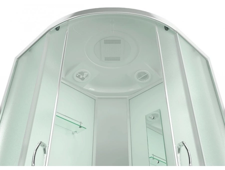 Душевая кабина Erlit ER 3508TP-C3-RUS 80x80 с высоким поддоном, матовым стеклом - фото 8