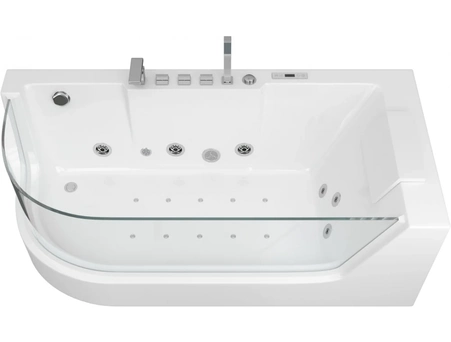 Акриловая ванна Grossman GR-17000R 170x80x59 с гидромассажем, аэромассажем и хромотерапией - фото 4
