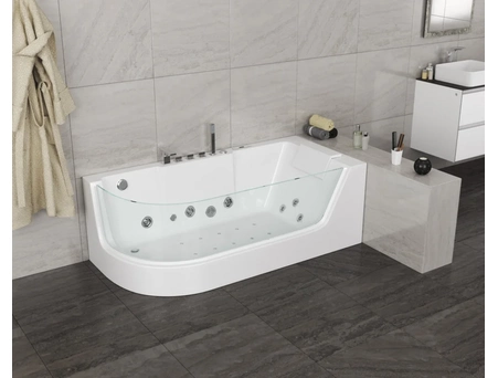 Акриловая ванна Grossman GR-17000R 170x80x59 с гидромассажем, аэромассажем и хромотерапией - фото 2