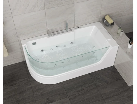 Акриловая ванна Grossman GR-17000R 170x80x59 с гидромассажем, аэромассажем и хромотерапией - фото 3