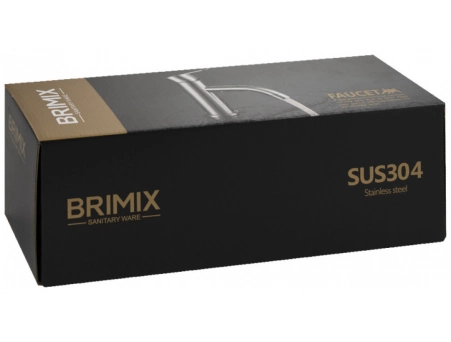 Смеситель для ванны Brimix 9329 из нержавеющей стали - фото 4