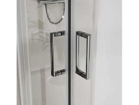Душевой уголок Vincea City 100x80 VSS-5CT8010CL с хромированным профилем и прозрачным стеклом - фото 4