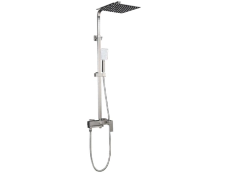 Душевая стойка со смесителем Frap F24802-1 из нержавеющей стали