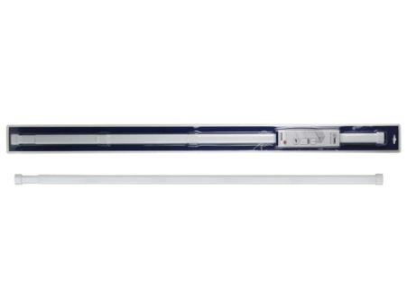 Карниз для ванной GFmark 100015 прямой (120-220 см) белый