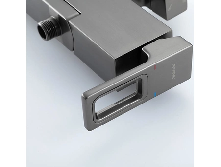 Душевая стойка со смесителем Gappo Futura G17-9 G2417-9 оружейная сталь - фото 12