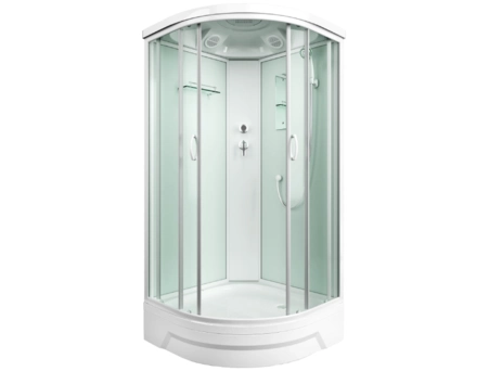 Душевая кабина Mirwell MR350926-C3-RUS 90x90 со средним поддоном, матовым стеклом