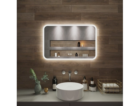 Зеркало Aqua de Marco Amazon 80x60 LED подсветка, с подогревом, сенсорное Amz80/60 - фото 5