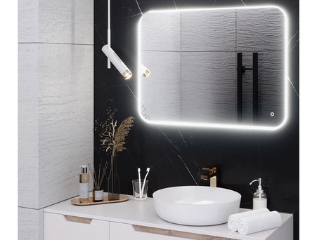 Зеркало Aqua de Marco Milan 60x80 или 80x60 (LED) сенсорное (универсальное) MIL60/80