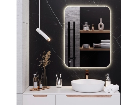 Зеркало Aqua de Marco Milan 60x80 или 80x60 (LED) сенсорное (универсальное) MIL60/80 - фото 4