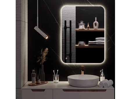 Зеркало Aqua de Marco Milan 60x80 или 80x60 (LED) сенсорное (универсальное) MIL60/80 - фото 5