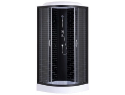 Душевая кабина Loranto CS-6610-13GB 100х100 низкий поддон, тонированное стекло