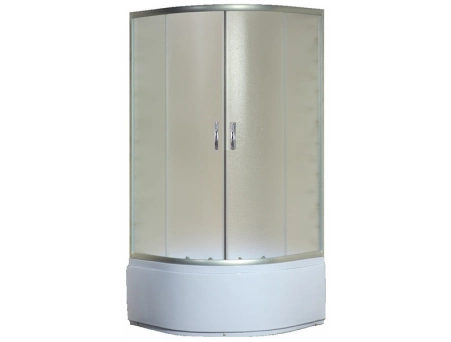 Душевой уголок Loranto CS-8020S 90x90x195 с высоким поддоном, матовым стеклом