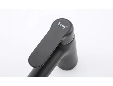 Смеситель для раковины Frap F1017-6 черный матовый - фото 7